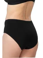 Modal Pamuk Yüksek Bel Külot Emay 1442 Siyah detay görünüm