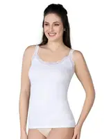 Modal Cotton Dantelli Atlet Beyaz Emay 1411 Beyaz görsel 4