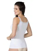 Modal Cotton Dantelli Atlet Beyaz Emay 1411 Beyaz görsel 5