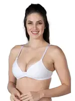 Modal Pamuklu Kaplı Sütyen Emay 1417 Beyaz farklı açı