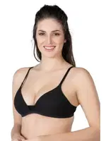 Modal Pamuklu Kaplı Sütyen Emay 1417 Siyah