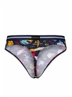 Modal Fantazi String Baskılı Renkli Sexy Tanga Doreanse 1264 Memox farklı açı