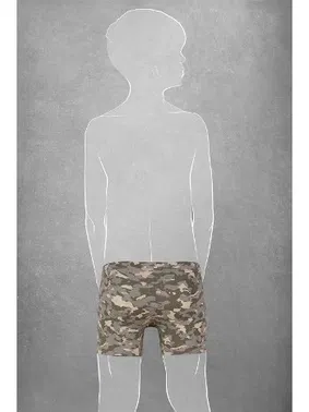 Doreanse Modal Kamuflaj Desenli Normal Paça Boxer Doreanse 612 - Alternatif Görünüm