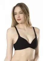 Modal Kaplı Emzirme Sütyeni Fabony 1080 Siyah görsel 4