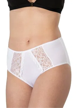 Emay Modal Pamuk Yüksek Bel Dantelli Bato Külot Emay 1445