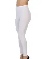 Modal Pamuklu Uzun Tayt Emay 1432 Beyaz detay görünüm