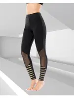 Modelli Kadın Tayt Derya Kurşun 0557 Siyah detay görünüm