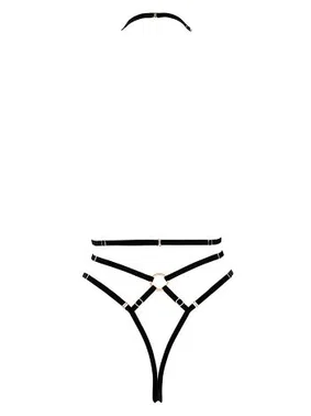 NightLight Nightlight Göğüs Detaylı Fantazi Harness 8008 - Alternatif Görünüm