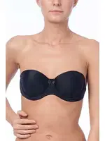 Nurteks 1502 Desteksiz Şeffaf Askılı Sütyen Siyah