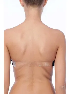 Nurteks Nurteks 1502 Desteksiz Şeffaf Askılı Sütyen - Alternatif Görünüm