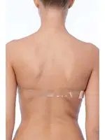 Nurteks 1502 Desteksiz Şeffaf Askılı Sütyen Ten görsel 4