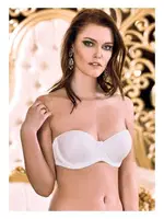 Nurteks 195 Destekli Straplez Sütyen Beyaz farklı açı