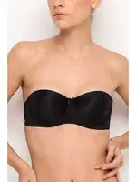 Nurteks 195 Destekli Straplez Sütyen Siyah görsel 4