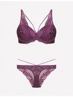 Nurteks 4426 Destekli Sütyen Takım Mor görsel 4