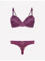 Nurteks 4430 Destekli Sütyen Takım Mor görsel 5