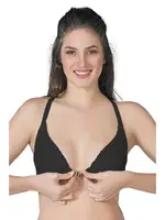 Önden Açılır Balenli Sporcu Sütyen B Cup Emay 187 B Siyah farklı açı