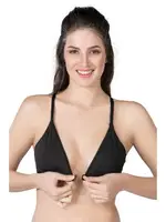 Önden Açmalı Sporcu Sütyen Emay 1416 Siyah