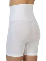 Önü Dantelli Yüksek Bel Boxer Korse Emay 2091 Beyaz detay görünüm