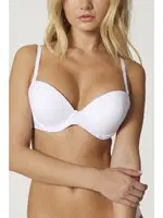 Orkide Dolgulu Sütyen 8350 Beyaz görsel 6