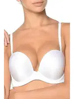 Orkide Duble Dolgulu Straples Sütyen Cindy 2 Beden Büyük Gösterir Beyaz detay görünüm