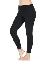 Paça Dantelli Uzun Kadın Tayt Derya Kurşun 413 Siyah detay görünüm