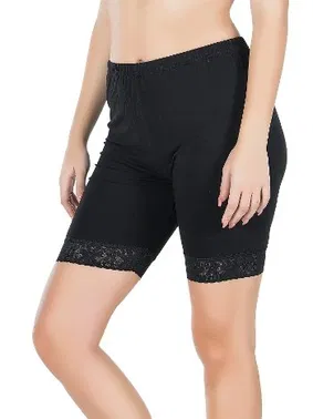 Derya Kurşun Paçası Dantelli Battal Dizüstü Kadın Tayt Derya Kurşun 415B - Alternatif Görünüm