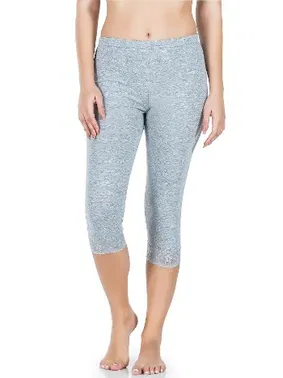 Derya Kurşun Paçası Dantelli Battal Kısa Kadın Tayt Derya Kurşun 414B