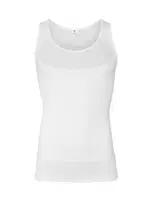 Pamuklu Göğüs Sıkıştırma ve Vücut Şekillendirici Atlet Korse Doreanse 5965 Beyaz