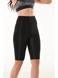 Derya Kurşun Parlak Diz Üstü Tayt Derya Kurşun 0596