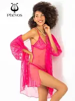 Phevos 3Lü Gecelik ve Sabahlık Takımı Pembe