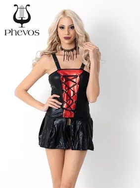 Phevos Phevos Deri Fantezi Babydoll - Alternatif Görünüm