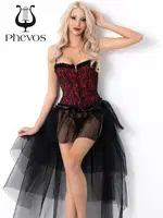 Phevos Önden Fermuarlı Fantezi Tül Elbise Siyah görsel 5