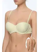 Pierre Cardin Abby Şeffaf Straplez Boş Kap Desteksiz Tek Sütyen 6021 Ten görsel 4