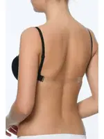 Pierre Cardin Abby Şeffaf Straplez Boş Kap Desteksiz Tek Sütyen 6021 Siyah farklı açı