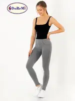 Bayan Kot Tayt 503 Gri detay görünüm