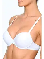 Pierre Cardin Sofia Push Up Destekli Tek Sütyen 6015 Beyaz detay görünüm