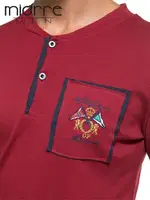 Pijama Takımı Erkek Bordo görsel 4