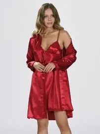 NBB Saten Gecelik Sabahlık Takımı NBB 3345