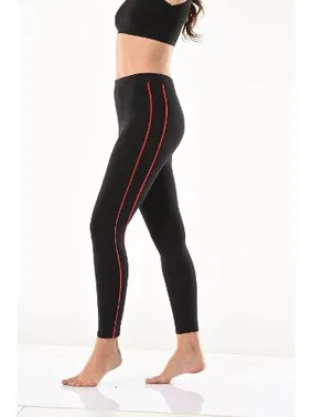 Derya Kurşun Şeritli Kadın Tayt Derya Kurşun 0592