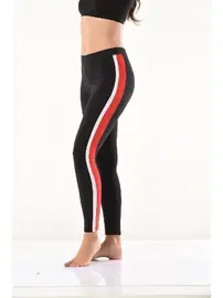 Derya Kurşun Şeritli Kadın Tayt Derya Kurşun 0594