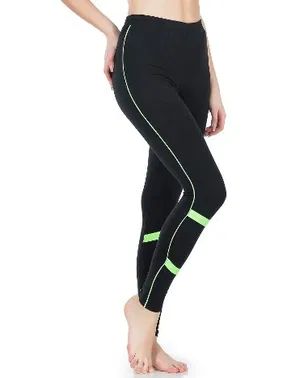 Derya Kurşun Şeritli Kadın Tayt Derya Kurşun 0604