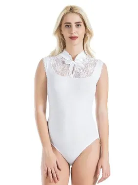 Derya Kurşun Sıfır Kol Dantelli Kadın Body Derya Kurşun 336