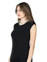 Sıfır Kol Kadın Atlet Derya Kurşun 218 Siyah farklı açı