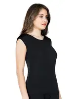 Sıfır Kol Kadın Atlet Derya Kurşun 218 Siyah görsel 4