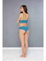 Dantelli Dolgusuz Bralet Sütyen Slip Külot Takım Doreanse 12432 Yeşil görsel 6