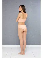 Dantelli Dolgusuz Bralet Sütyen Slip Külot Takım Doreanse 12432 Somon görsel 8