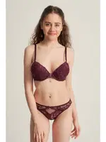 Silikonlu Taşlı Sütyen Takım Cybele Le Jardin 5040 Mürdüm görsel 4