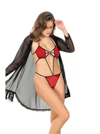 Sistina Sabahlıklı Fantazi Sütyen Takım Sistina 1358