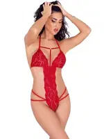Kırmızı Bodysuit Sistina 917
