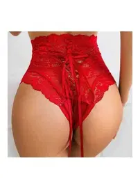 Sistina Kırmızı Dantel Külot Sistina K1001